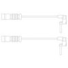 MERCE 16354O1717 Warning Contact Set, brake pad wear